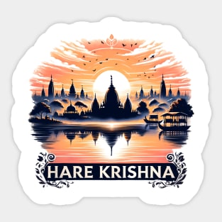 Vrindavan Hare Krishna Sticker